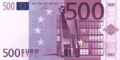 500 Euro's